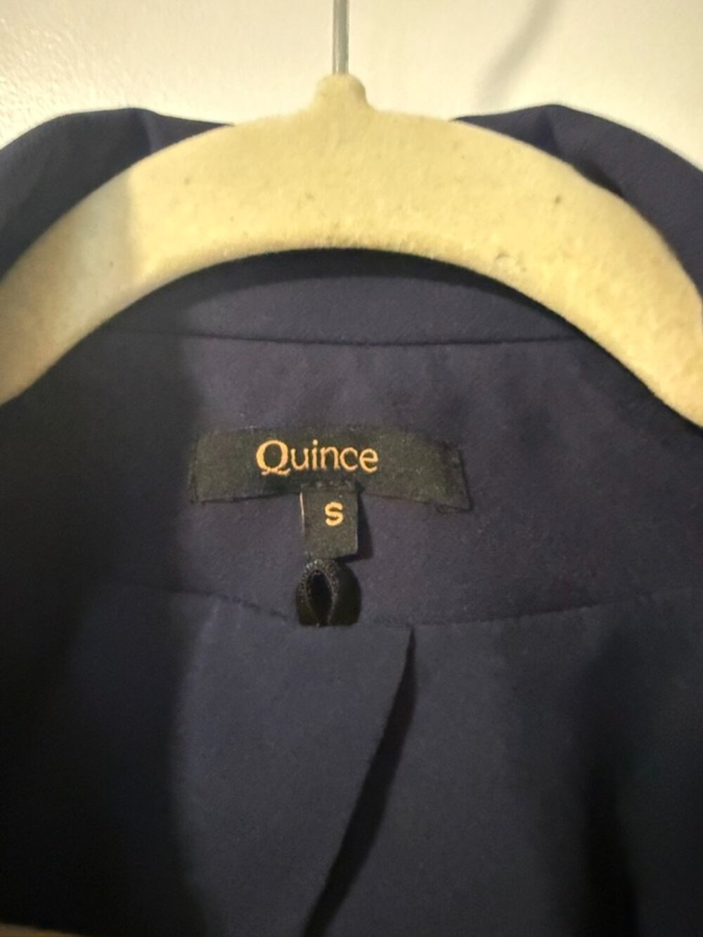 Quince Scuba Convertible Blazer + Fleece Hoodie Insert Bundle-Navy/Heather Grey - Picture 2 of 5